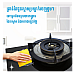 Midea Build-In/Stand Gas Stove Model MGMQ590BKH (Mirror Body,Build-in or Stand,Copper Burner)